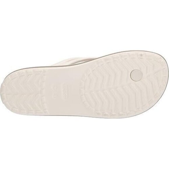 Crocs Crocband Snake Print Women's Flip-Flop Oyster/Mushroom Relax Fit Size 5 - Picture 7 of 16